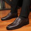 Formal Shoes for Men Slip On Casual Business Shoes Fashion Office Worker Men's Leather Shoes