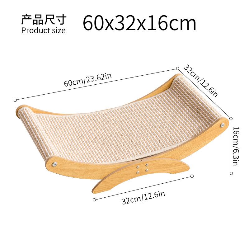 

Sisal Wear-resistant Cat Scratchers Board Cold Mat Protable Cat Sofa Bed Lounge Chair Toy Pet Furniture Products Accessories