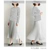 BARYPORY Flared Long Pleated Maxi Solid Slimming Elastic Autumn Women's Skirt, Skirt, Skirt, Skirt, Color, Skirt, Waist, Lined, Spring, Summer, (90cm