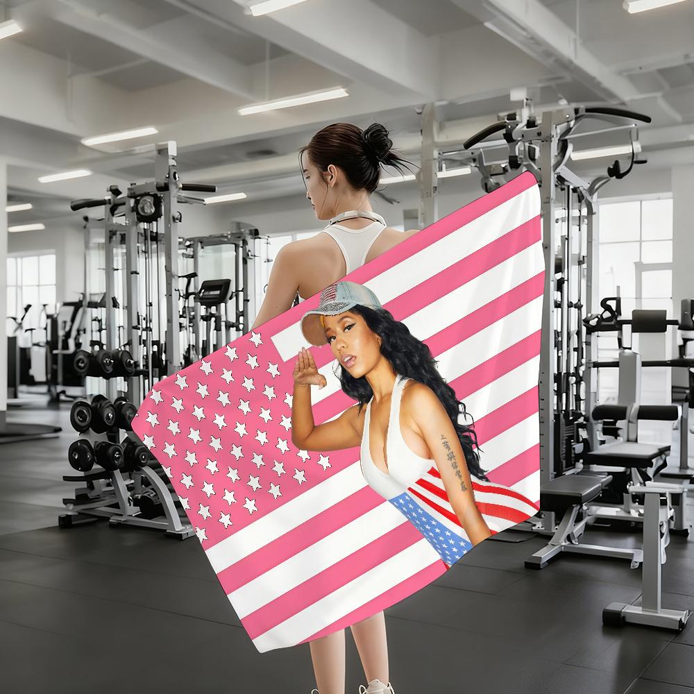 Singer Nicki Minaj flag Towel Quick Drying Beach Towels Are Suitable For Swimming Pools Camping Yoga And The Gym