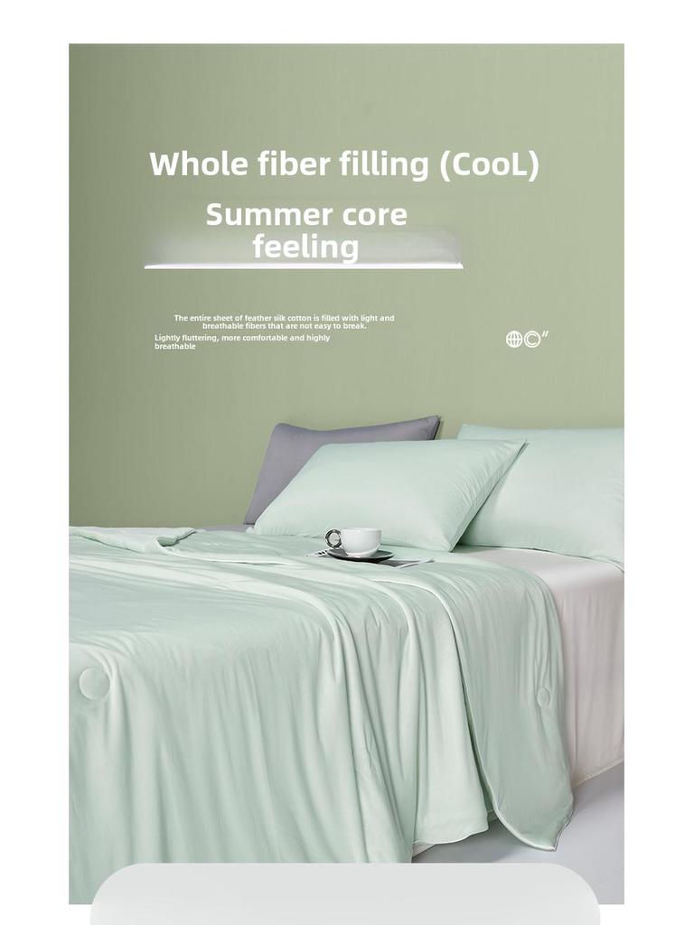 Cooling Silk Summer Blanket: Lightweight, Washable, and Perfect for Air Conditioning