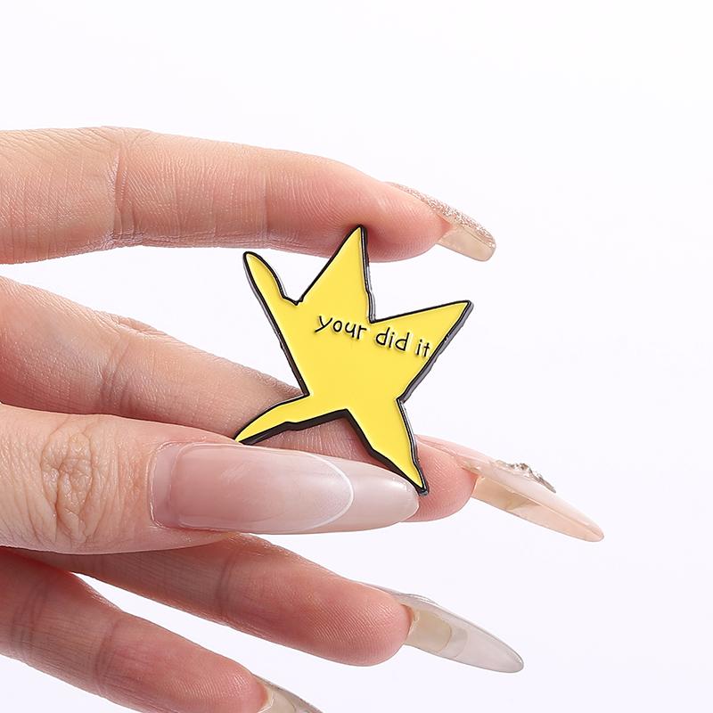 Your Did It Meme Star Enamel Pin Funny Metal Badge Brooch for Women Men Lapel Pin Jewelry Accessories