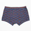 Emporio Armani Men's Eagle Logo Boxer Briefs, Size L, Brown and Blue, EM000231 AF10793 FB108, Made in Italy [Parallel Import]