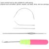 5pcs Latch Hook Set Plastic Bent Latch Hooks Crochet Needle Latch Hook Knitting Tool for Braid Hair5pcs