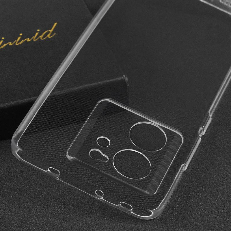 For Xiaomi 13T/13T Pro HD Clear Cell Phone Case Flexible TPU Cover with Precise Rear Lens Cutout