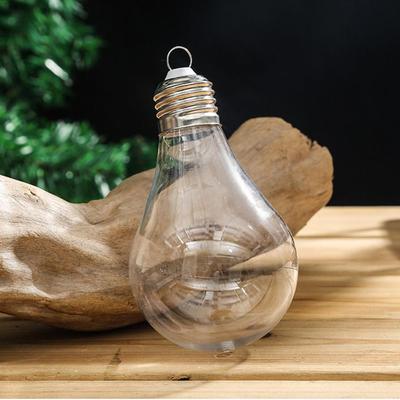 Fillable Christmas Ornaments Large Opening Lightbulb Decorations Christmas Light Bulb Candy Containers For Party Favors