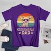 Unisex Unisex Vintage Chihuahua Dad Dog Lovers Fathers Day Tshirt Tees T Shirts WoUnisex Boys 100 Cotton TShirt