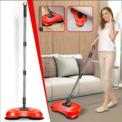 360° Rotating Mop Multifunctional Three-in-one Household Cleaning Lazy Convenient Hand Push Sweeper Floor Cleaning Sweep