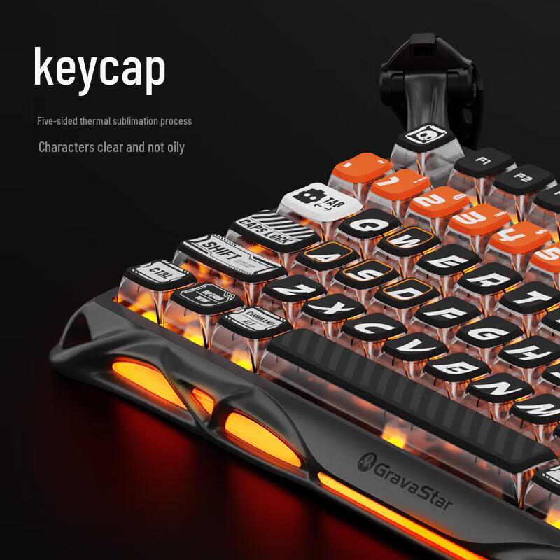 GravaStar GS K1 PRO 75% Tri-Mode Mechanical Keyboard