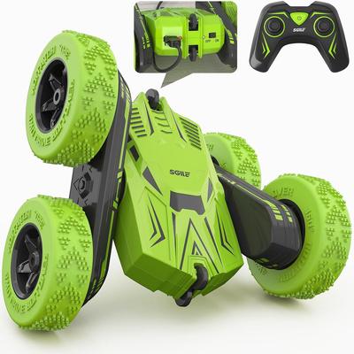 RC Stunt Car Toy Gift, 4WD Remote Control Car with 2 Sided 360 Rotating Rc Car for Kids