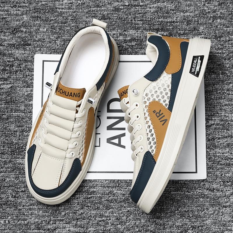 

2024 модная удобная спортивная прогулочная обувь унисекс для студентов, повседневные дышащие кроссовки для бега на открытом воздухе 44 бежевый