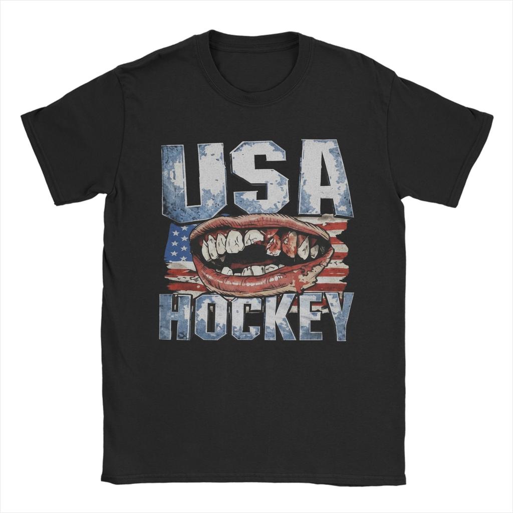 Jack Hughes USA Gold Medal Hockey T Shirts Unisex Cotton Funny TShirt Crew Neck Tee Shirt Short Sleeve Clothing Plus Size