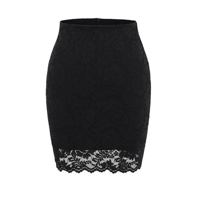 Syvent Niedlicher Blumenprint Mini Skinny 12F063 Damenrock aus Spitze, Rock, Sommer-/Herbst-Leggings, Leggings,