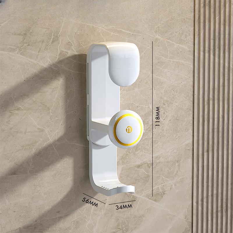 Retractable Washbasin Hanger Bathroom Bathroom Shelf Punch-free Wall-mounted Washbasin Storage Shelf