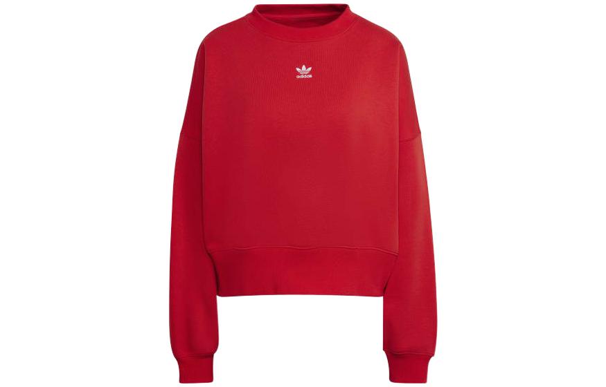 Adidas Originals ESSENTIALS Sweatshirt Women s Red HF7479 XXS