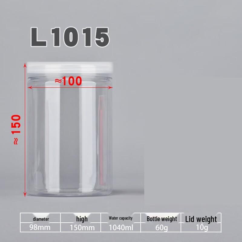 Yunrui Transparent Round PP Plastic Sealed Jar