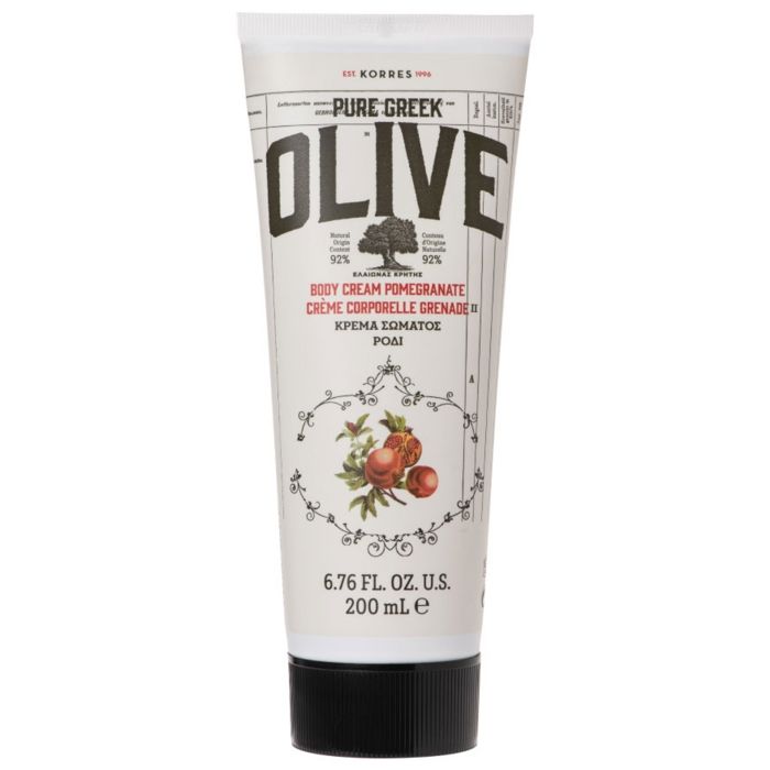 Lait Corps - Korres - Olive & Grenade - 200ml - Vegan - Hydratant et Nourrissant