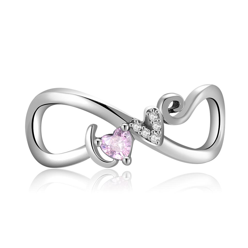 925 Silver Sparkling Angel Wings Dream Catcher Skull Clear CZ Charms for Jewelry Making Fit Original Designer Bracelets