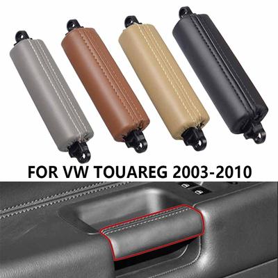Araba iç kapı sol sağ sürücü deri çekme kolu VW Volkswagen Touareg için 2003 2004 2005 2006 2007 2008 2009