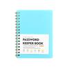 A6 Password Coil Notebook with Custom Letter Tabs & Logo for Business Meetings