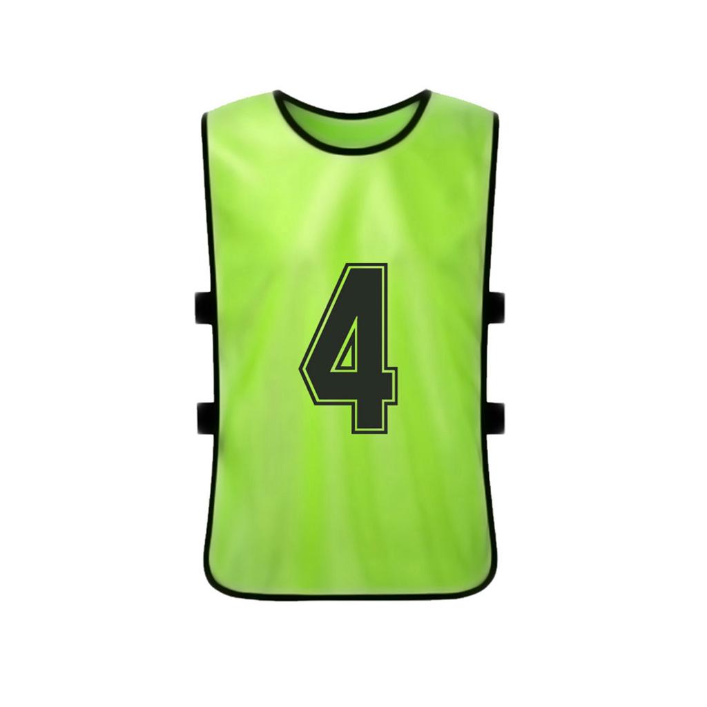 12 PCS Débardeurs de Football pour Enfants 2 Couleurs Séchage Rapide Maillots de Football Sports de Jeunes Entraînement d'Équipe de Basket-ball