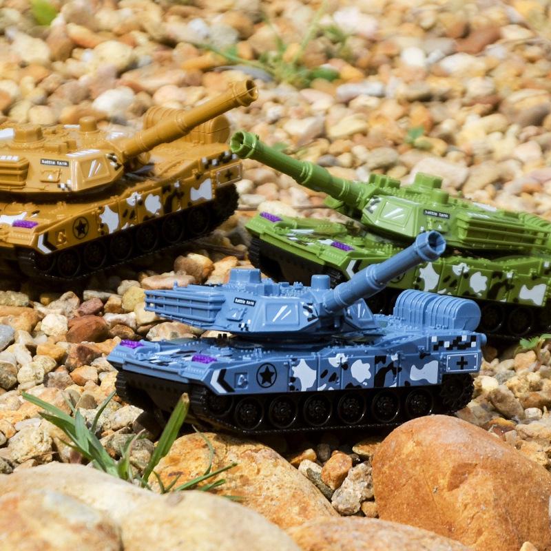 Children's Inertial Military Tank Toy