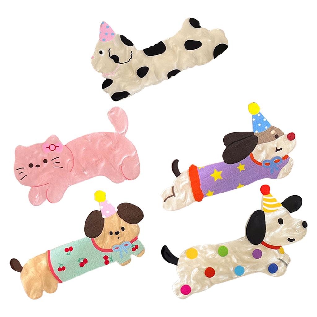 Kitten Hair Clip Lovely Women Kid Hairgrips Adorkable Headdress Barrettes for Birthday Sweet 2000s Girls Hairpins