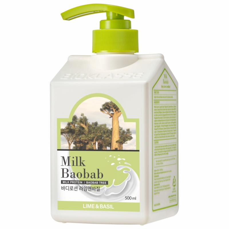 Milk Baobab Body Lotion 500ml/Body Wash 1000ml, White Soap Ivory Musk White Musk Baby Powder Damask Rose Flora Bouquet Lime and Basil Lavender Garden