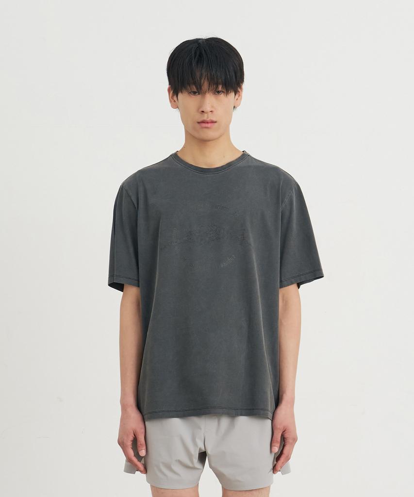Goyoweeo [Cinecs Friction] Terrain Washed Short Sleeve (Charcoal)