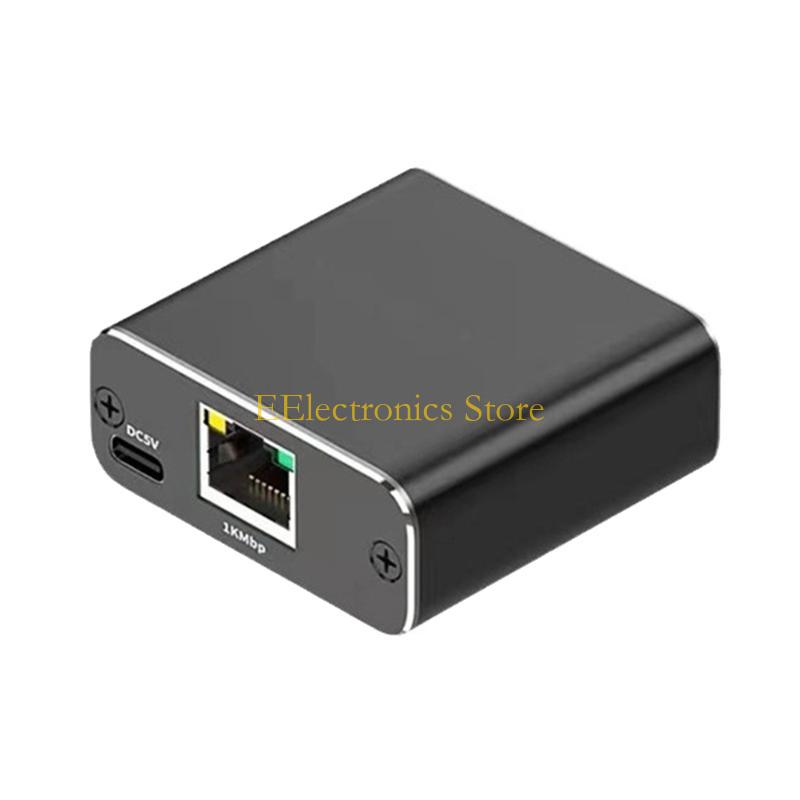 B03C 1000M RJ45 Ethernet Splitter 1 To 2 Cat5/Cat5e/Cat6/Cat7 Adapter Connector Internet Speed Efficient Data Transfer