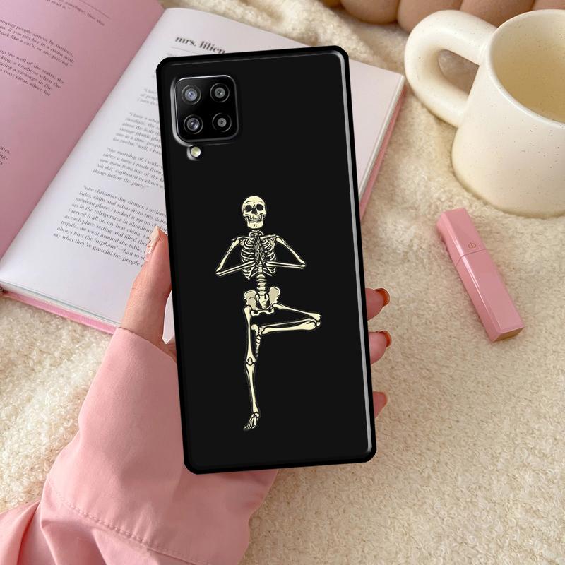 

Skeleton Yoga For Samsung Galaxy A54 A34 A14 A52 A32 A12 A13 A33 A53 A15 A16 A26 A36 A56 A06 A35 A55 Case Samsung A22 4G