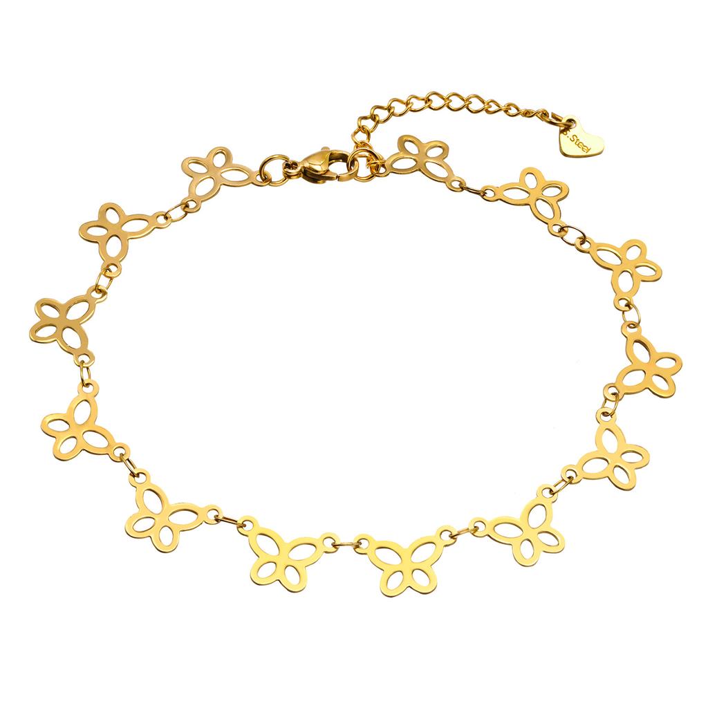 Adjustable Satellite Beaded Anklet Bracelets for Women ,Stainless Steel Summer Beach Foot Chain Stainless Steel Waterproof