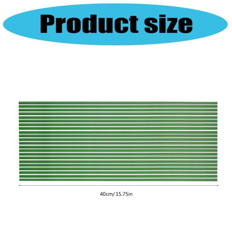 22Pcs Flexible Plant Support Bracket With 22 Green Clip Bendable Garden Stakes For Outdoor Plant Stem Healthy Growth