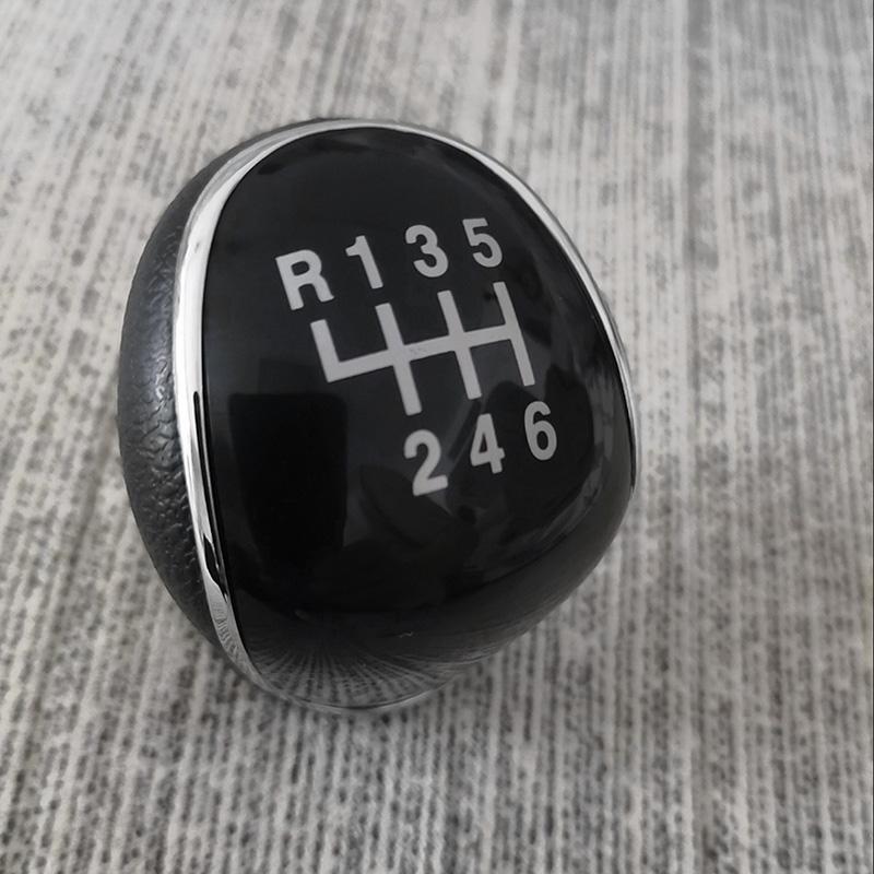 6 Speed Gear Shift Knob Car Manual Gear Gear Shift Head for FORD Mondeo Mk4 S-Max C-Max Focus Mk2 Kuga Leather