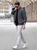 Stadium Jacket Windbreaker Baseball Motorcycle Jacket Military Jacket Winter Casual Autumn Clothing Windproof Plain Outerwear Dark Gray 3XL [TACVASEN]