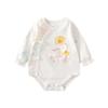 Infant Pure Cotton Seamless Romper - Spring/Summer One-piece Base Layer