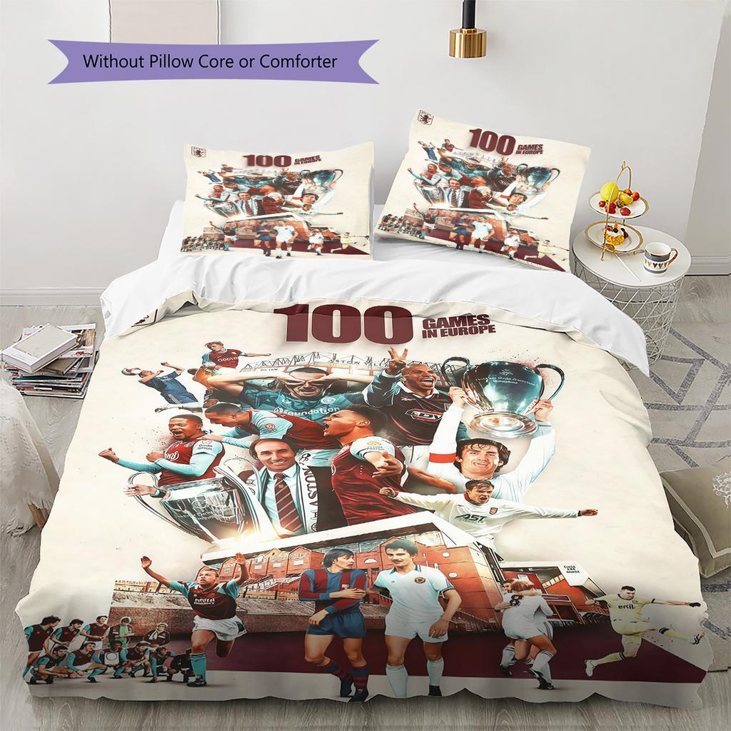 Pattern Bedding Quilt Set Quilt Cover Pillowcase Home Decoration Birthday Gift (1 * duvet cover + 2 * pillowcase, without core)