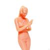 1/64 Scale Miniature People, Unpainted Architectural Model Figures, Tiny People for Micro