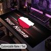Custom Text Big Mousepad, Extended Desk Pad For Laptop Work GamePoland