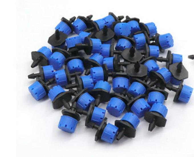 Ośmiootworowa Czerwony Kapturek Regulowana Głowica Kroplująca Mikrozraszacz do Nawadniania