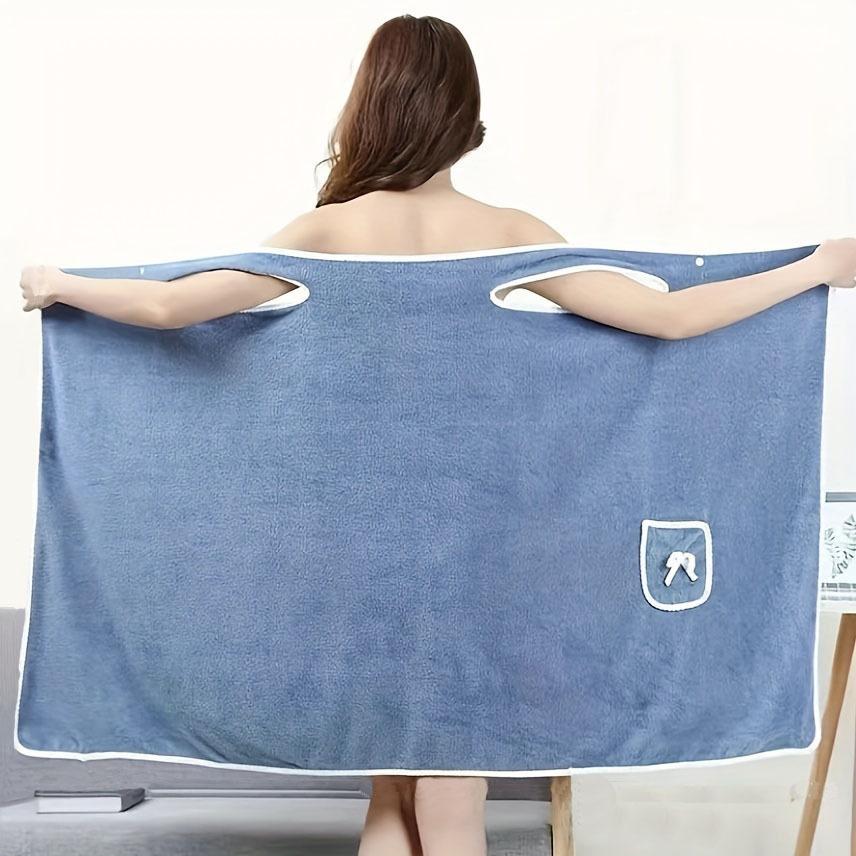 1ks dámské velké osušky, koupelnová měkká a hustá osuška, roztomilá kapsa s mašlí a absorbující vodu, osuška a popruh, sukně, 31,5 * 53,15 palce