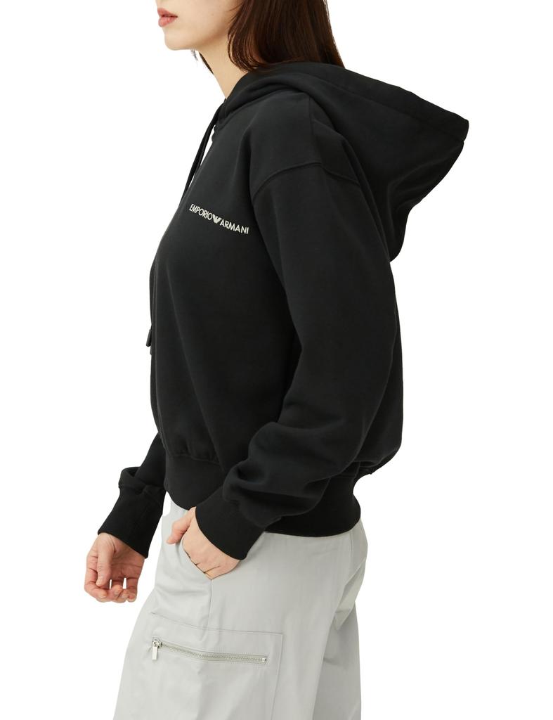 Emporio Armani Women's Hoodie 98. Black