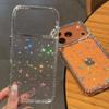Luxury Diamond Camera Shiny Glitter Phone Case for IPhone 17 16 15 14 13 12 11 Pro Max Transparent Sparkling Stars Sequin Cover