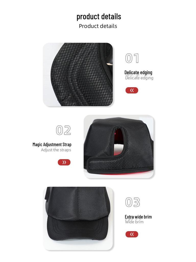 Rechargeable Red LED Hair Growth & Health Cap - 100 LEDs, Three-Speed Adjustment