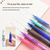 Customizable 0.5mm Thermo-Erasable Clickable Rollerball Pen, Crystal Blue with Magic Eraser, LOGO Customization Available.