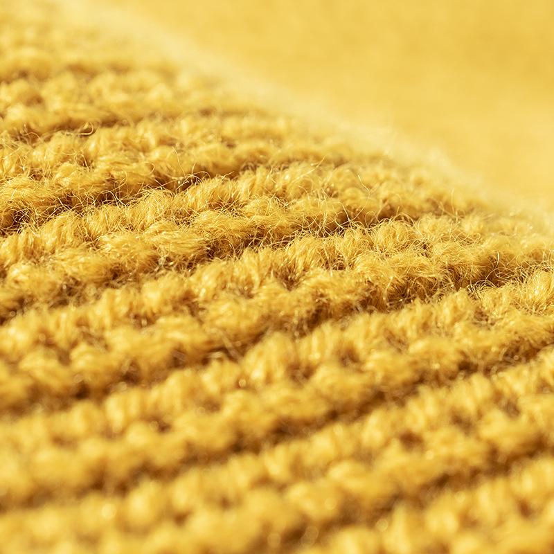 Herren Strickmütze Wintermode Damen Strickmütze mit Loch