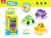 New Flashing Cartoon Cars: Touch-Activated, 7-Color LED Waterproof Toy