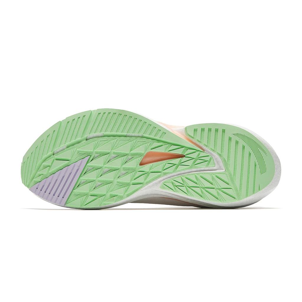 ANTA Women Chuang 4.0 Professional Marathon Racing Running Shoes White Pink Orange Green 122545581-1