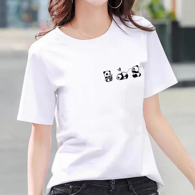 

Literary Cute Letters Ins Foreign Air Network Red Burst Cute FeUnisex Print Fashion Commuter Shortsleeved Tshirt Aesthetic S