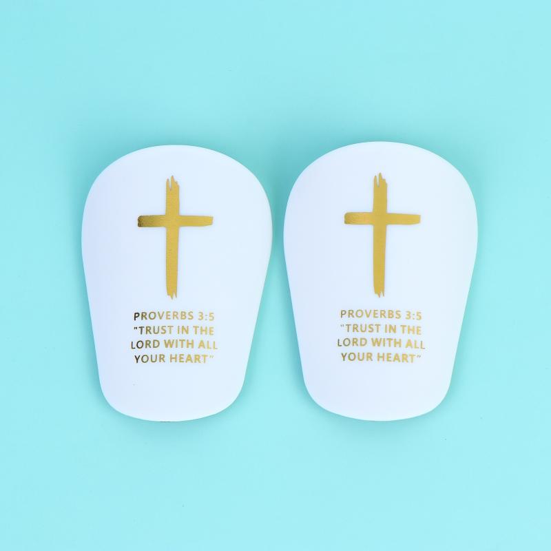 1Pair Christ Shin Guards With Bibleverse Soccer Football Protective Pads For Adults & Youth, Inspirational Sports Gear